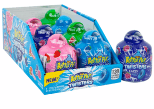 Bazzoka Baby Bottle Pop Twisters 2.7oz 8ct